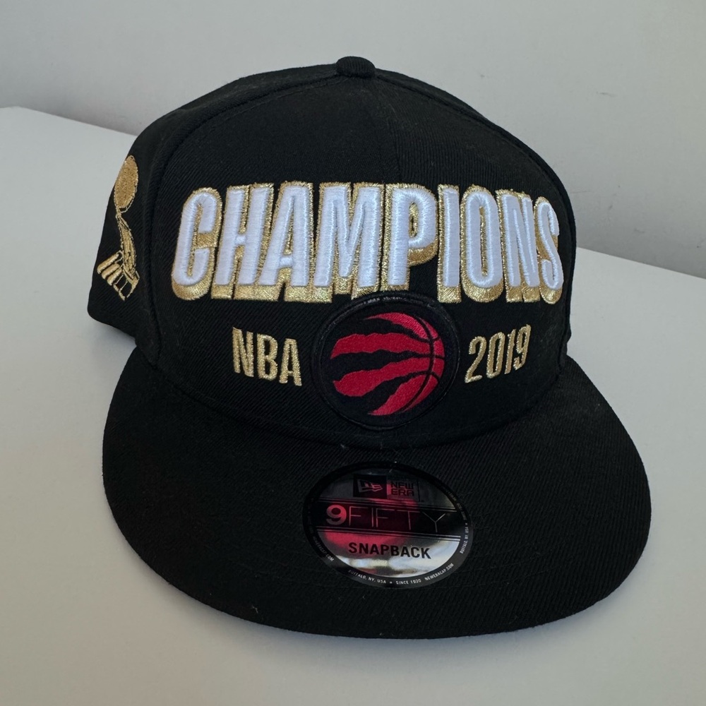 NBA Black and Gold Champions Snapback Hat